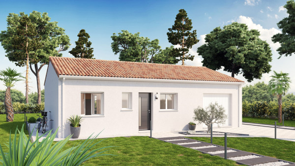 Maison neuve à Salles avec 1 chambres sur terrain de 500m2 - image 1