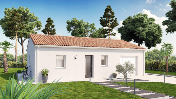 Maison neuve à Biganos avec 2 chambres sur terrain de 688m2 - image 1