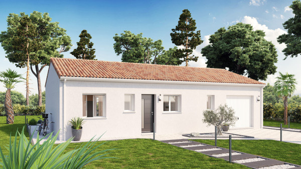 Maison neuve à Biganos avec 1 chambres sur terrain de 500m2 - image 1