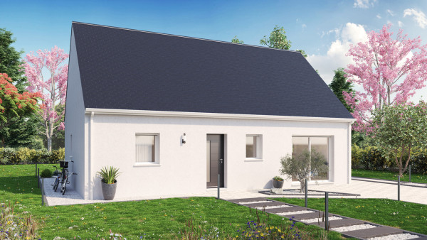 Maison neuve à Pannes avec 2 chambres sur terrain de 708m2 - image 1