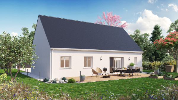 Maison neuve à Louresse-Rochemenier avec 1 chambres sur terrain de 731m2 - image 2