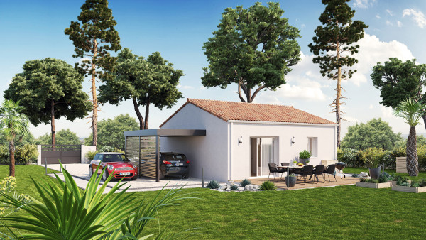 Maison neuve à Montaigu-Vendée avec 2 chambres sur terrain de 400m2 - image 2