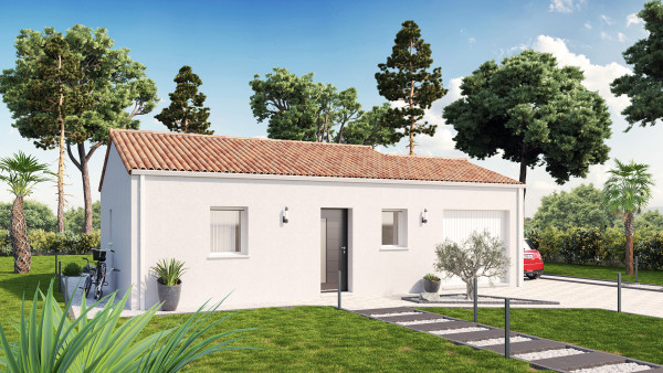 Maison neuve à Montaigu-Vendée avec 2 chambres sur terrain de 450m2 - image 1