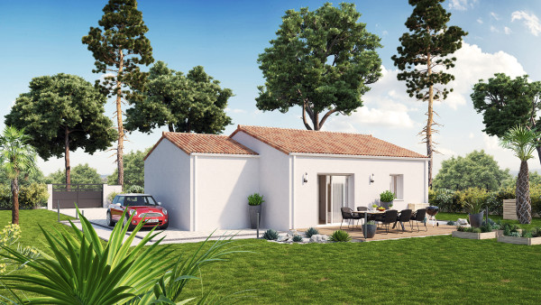 Maison neuve à Montaigu-Vendée avec 2 chambres sur terrain de 467m2 - image 2