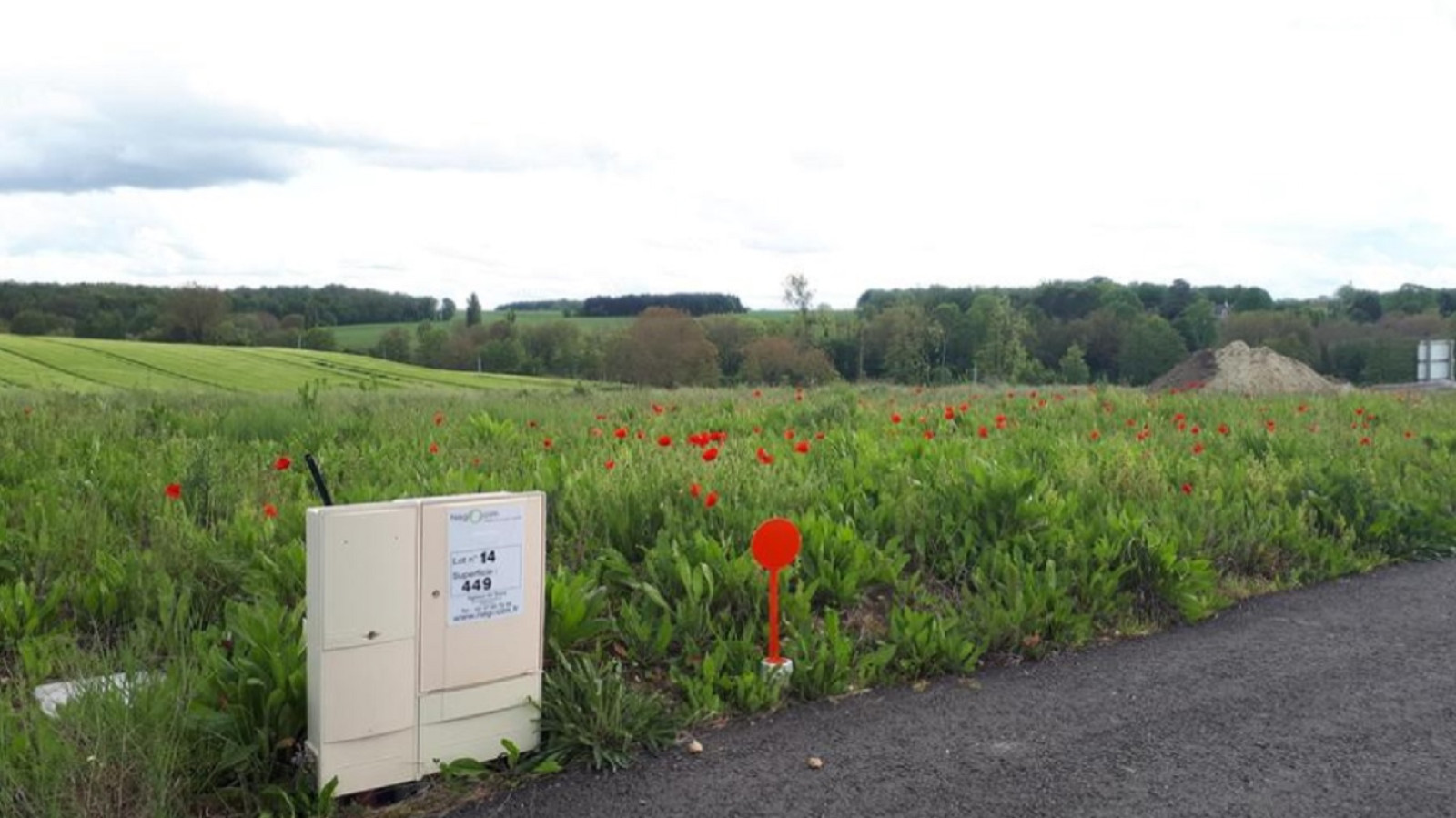 Terrain constructible de 744m2 à Châtellerault