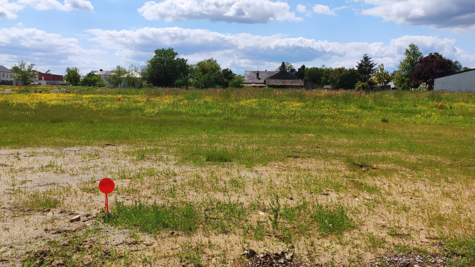 Terrain constructible de 508m2 à Joué-sur-Erdre