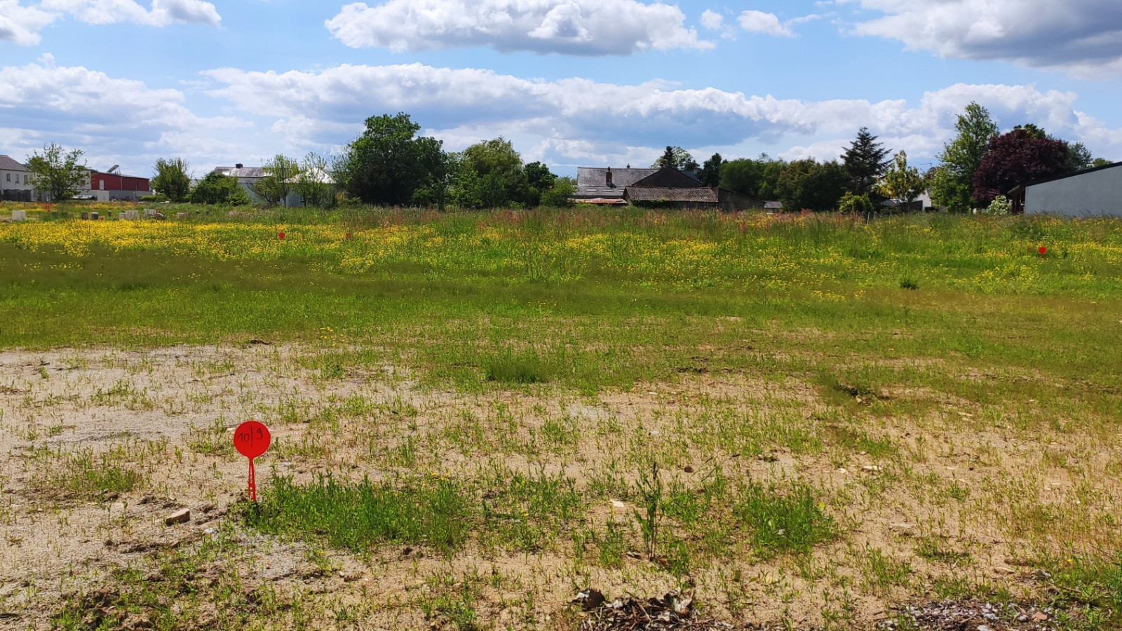 Terrain constructible de 401m2 à Saint-Mars-du-Désert