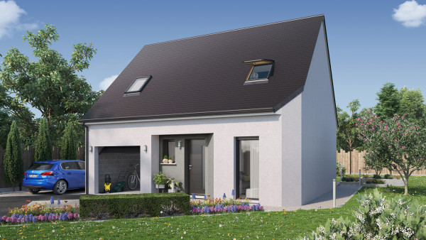 Maison neuve à Remauville avec 3 chambres sur terrain de 756m2 - image 1