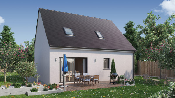 Maison neuve à Égreville avec 3 chambres sur terrain de 710m2 - image 2