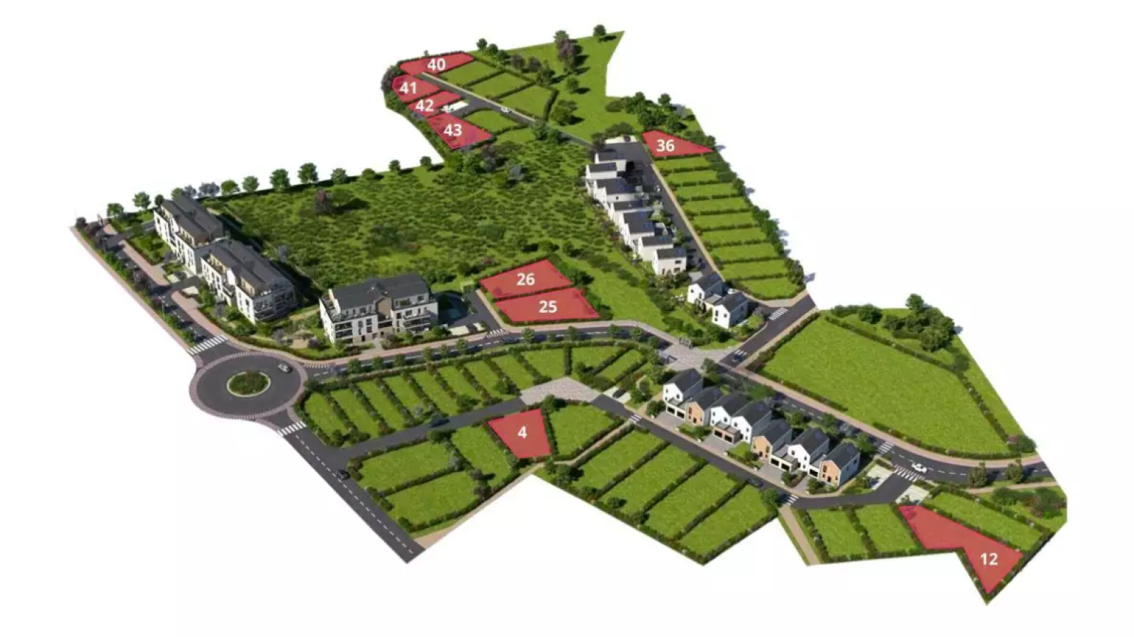 Terrain constructible de 438m2 à Vannes